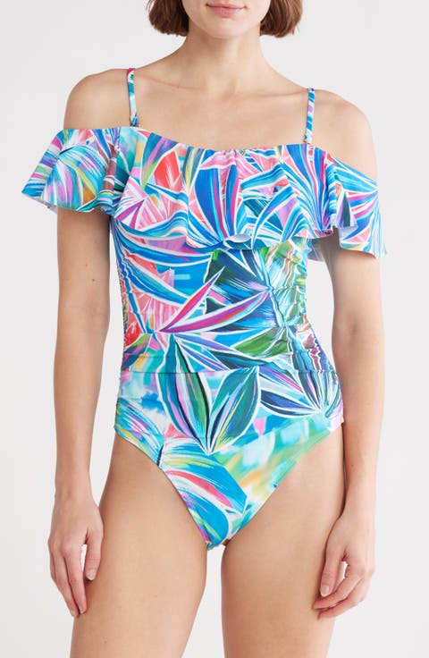 Palm Convertible One-Piece Swimsuit