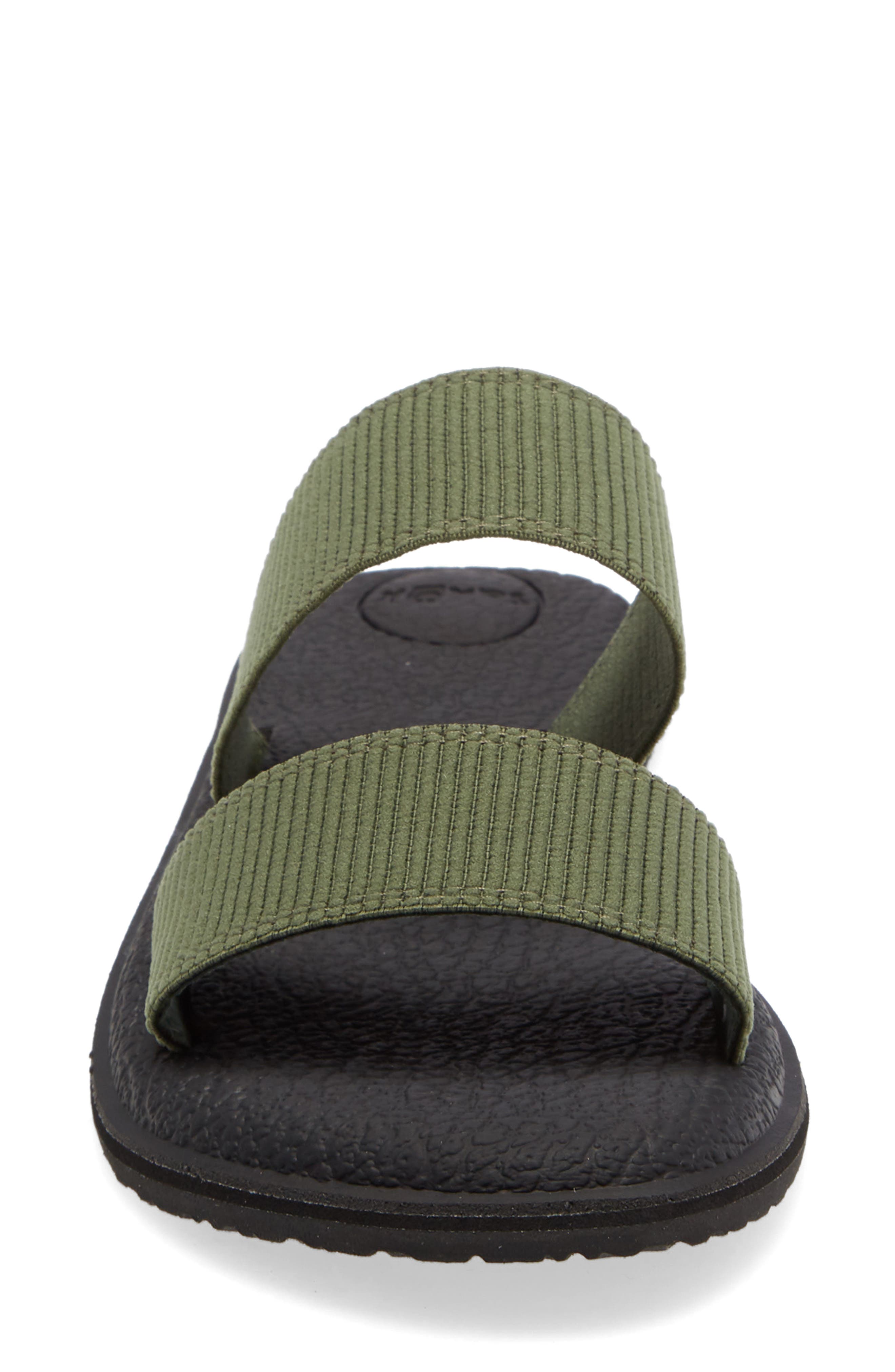 Yoga Gora Slide Sandal, Alternate, color, OLIVE