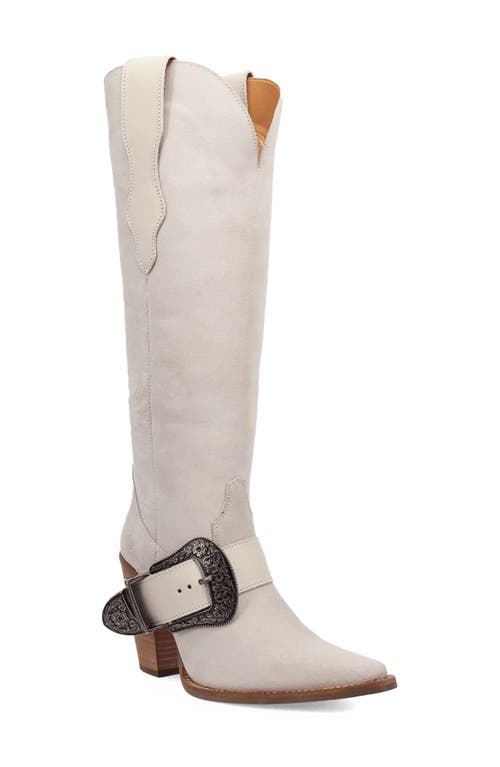 Dingo Yeehottie Over The Knee Western Boot In Gray