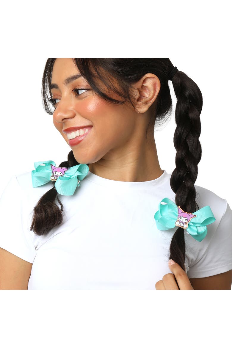 and Friends Hair Bow Clips 10-Piece Official License, Alternate, color, Purple