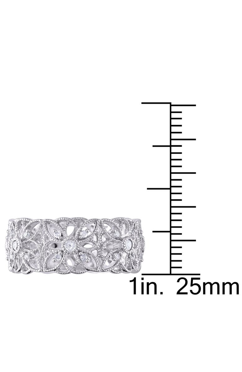 Julianna B. Diamond Vintage Filigree Ring, Alternate, color, Sterling Silver