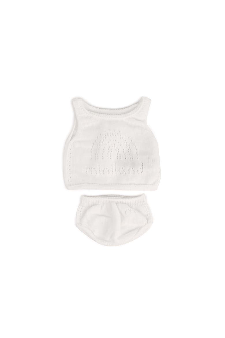 Underwear  Set 15 inch & 15¾ inch, Main, color, White Multi