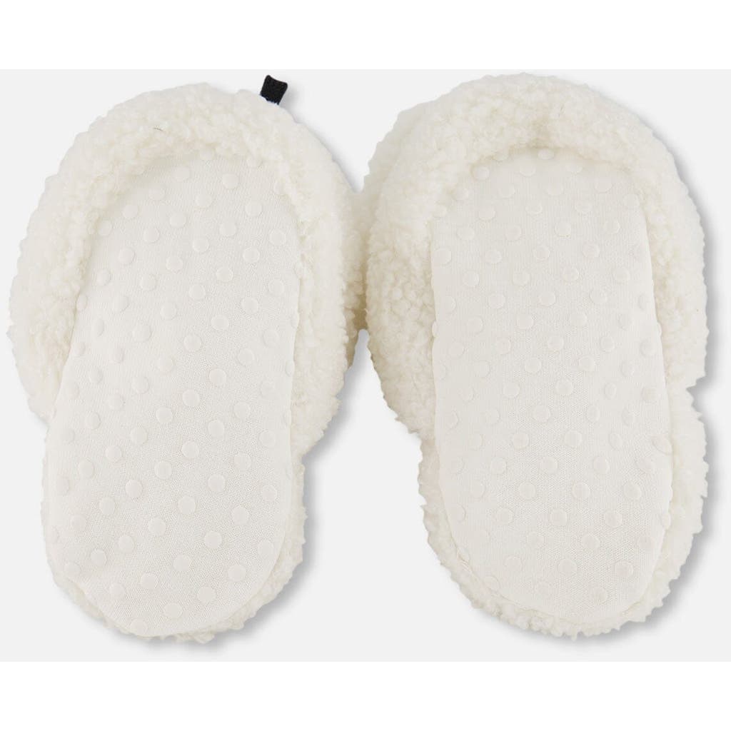 Deux Par Deux Gender Inclusive Slippers In White