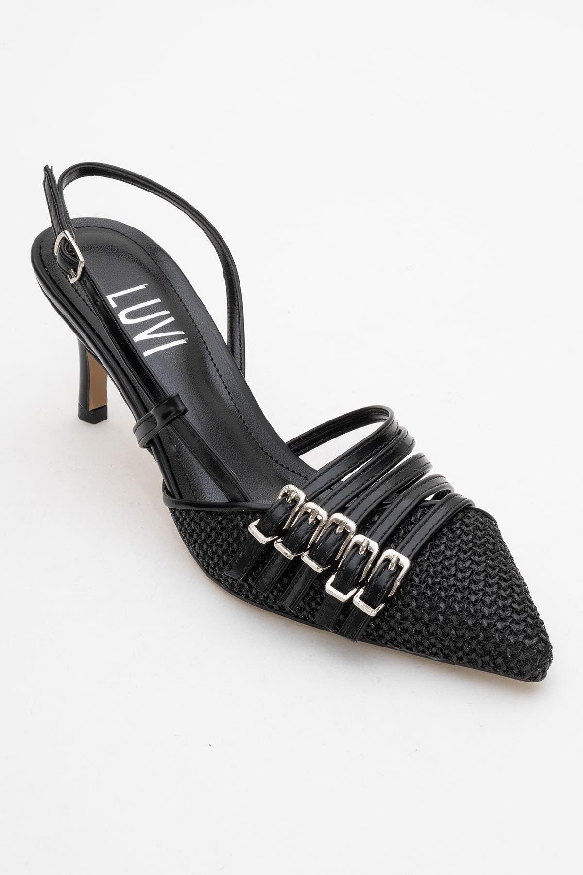 Prologue Shoes Zenith Slingback Pointed Toe Pump, Alternate, color, Black