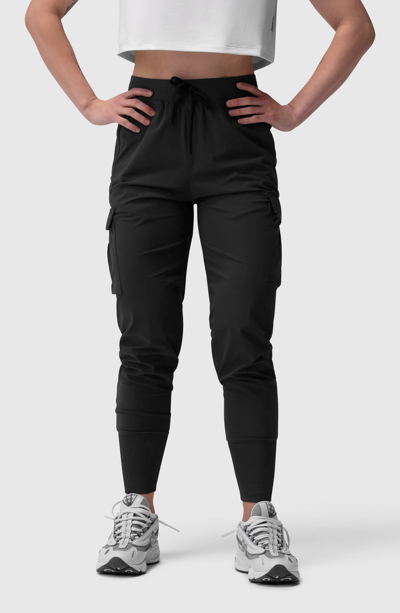 ASRV Tetra-Lite Cargo High Rib Jogger, Main, color, Black