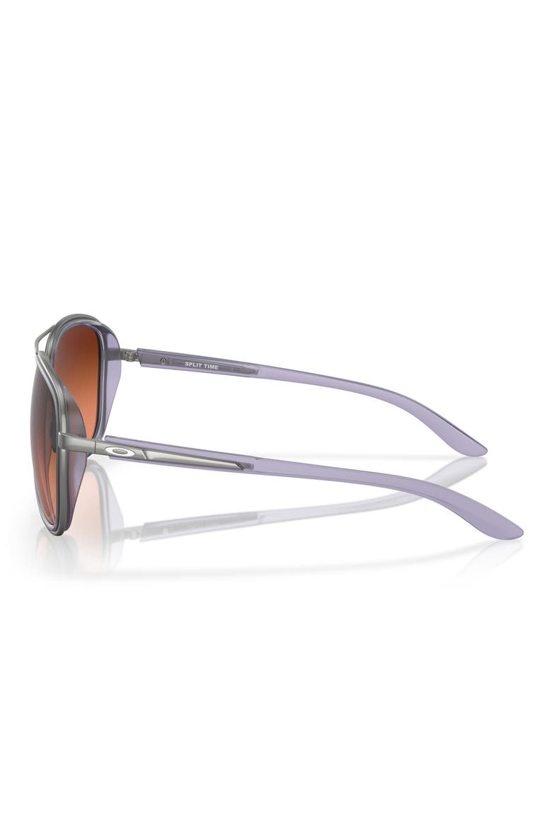 Split Time 58mm Prizm™ Pilot Sunglasses, Alternate, color, LILAC