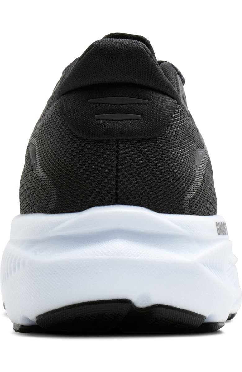 Brooks Ghost 18 Running Shoe, Alternate, color, Black/ Grey/ White