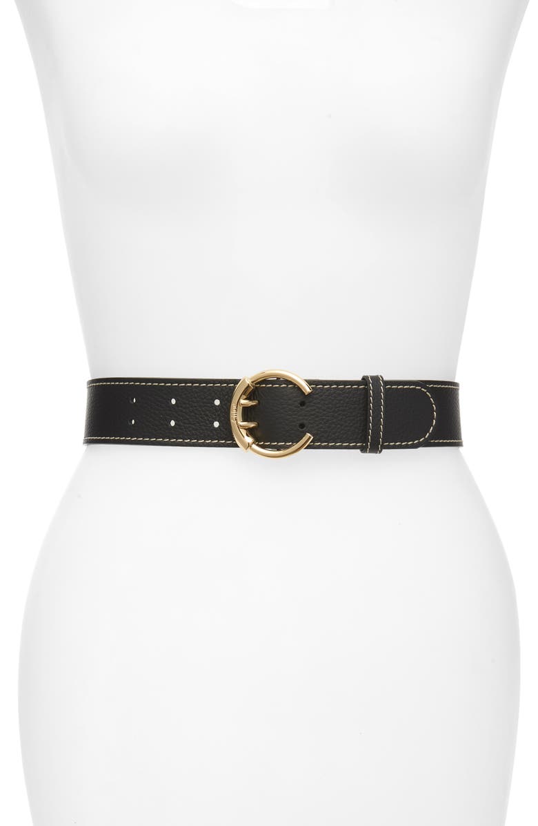 Chloé C-Logo Belt, Main, color,