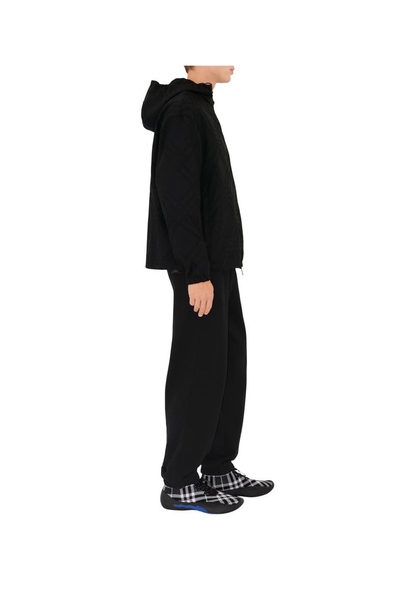 Burberry Check Nylon Hooded Jacket, Alternate, color, 