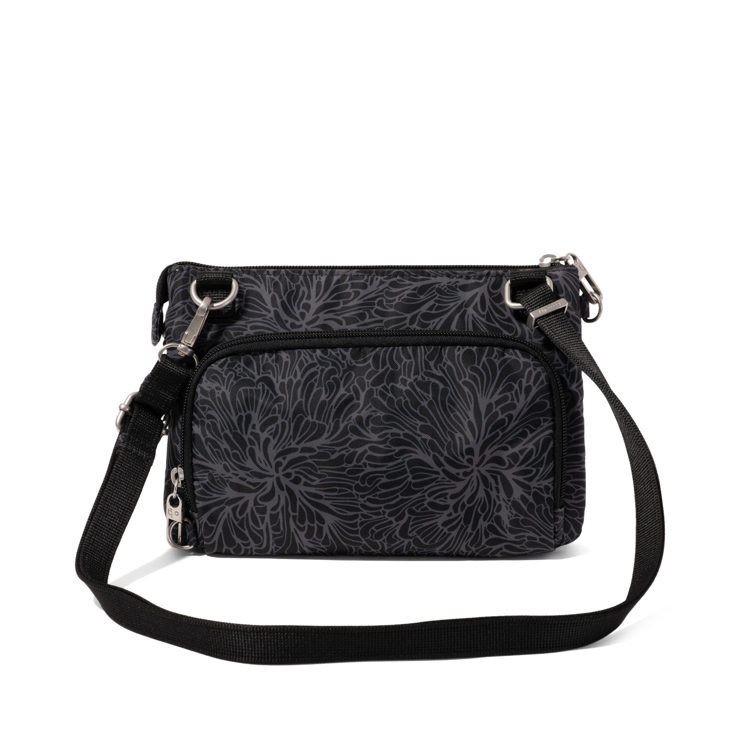 Securtex Anti-theft Stash Crossbody, Alternate, color, Midnight Blossom Print