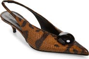 Proenza Schouler Dome Slash Slingback Pump