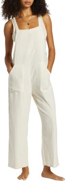Billabong Pacific Time Cotton Gauze Jumpsuit