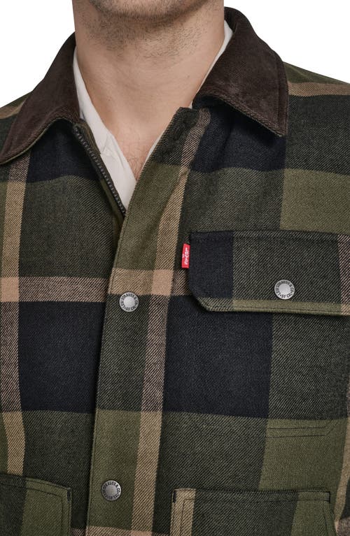 Levi's Quilted Work Jacket In Black
