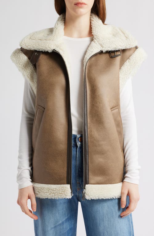 Bernardo Faux Shearling Vest