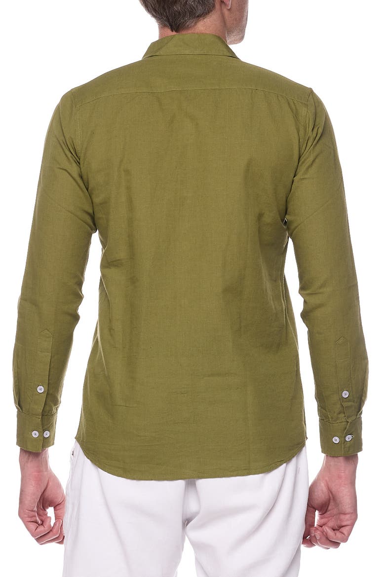 Full Sleeves Resort Shirt, Alternate, color, HENNA GREEN