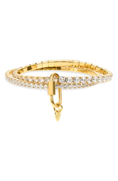 Elara Cubic Zirconia Stretch Bracelet