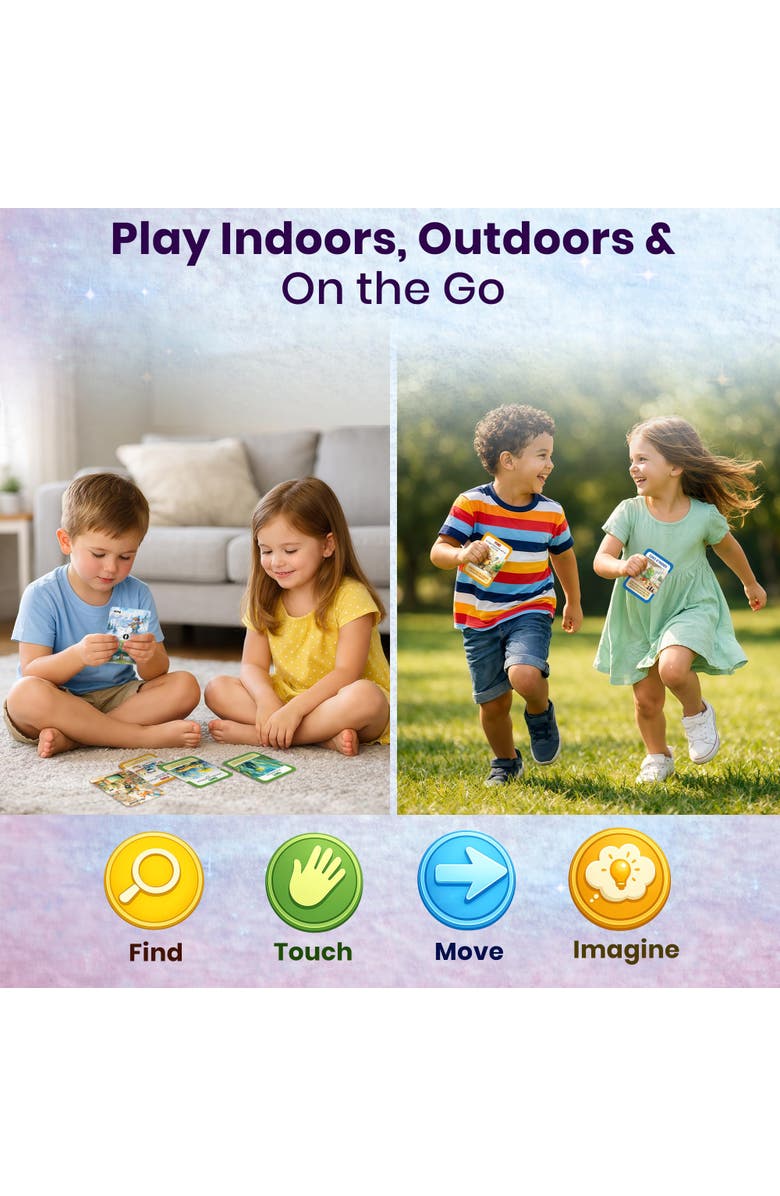 Quokka Kids Card Game Set Ages 4+ - 4 Games in 1 Box, 400 Creative Tasks, Alternate, color, Artistic Set Of 4