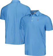 PUMA Men's Puma x PTC Blue WM Phoenix Open Jacquard MATTR Polo