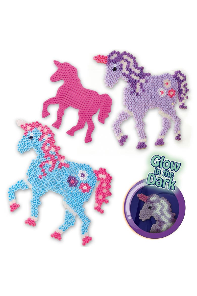 Beedz Fantasy Horses, 1200 Fusible Iron On Beads, Kids 5+, Alternate, color, Multicolored