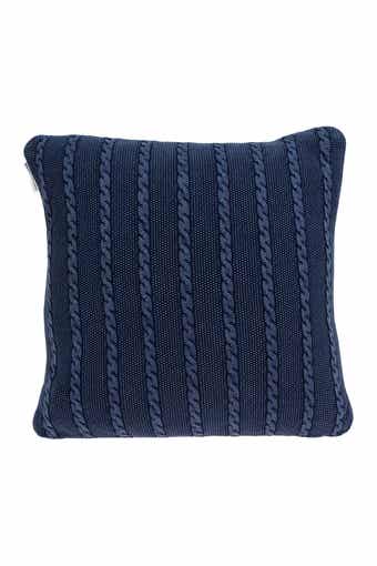 Danza Transitional Pillow - 18" x 18" - Blue