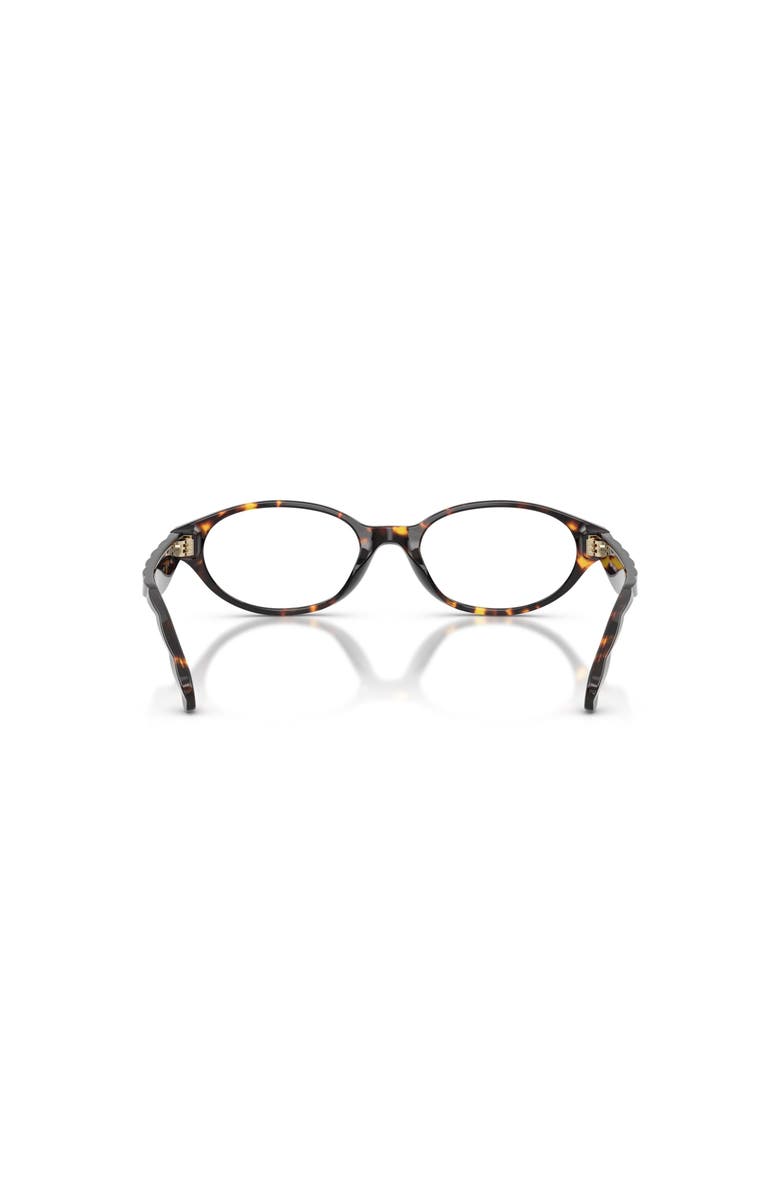 Tory Burch 52mm Oval optical glasses, Alternate, color, Tortoise