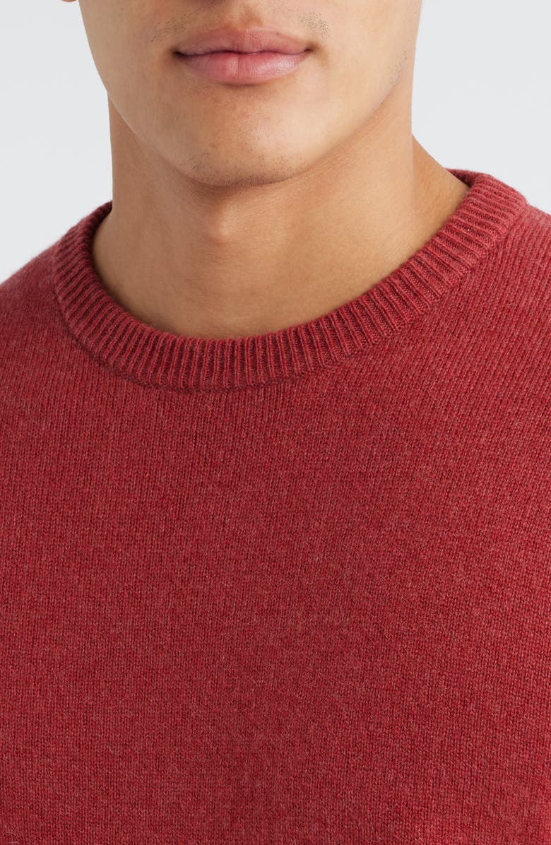Peter Millar Crown Crafted Merino Wool Blend Sweater, Alternate, color, Garnet