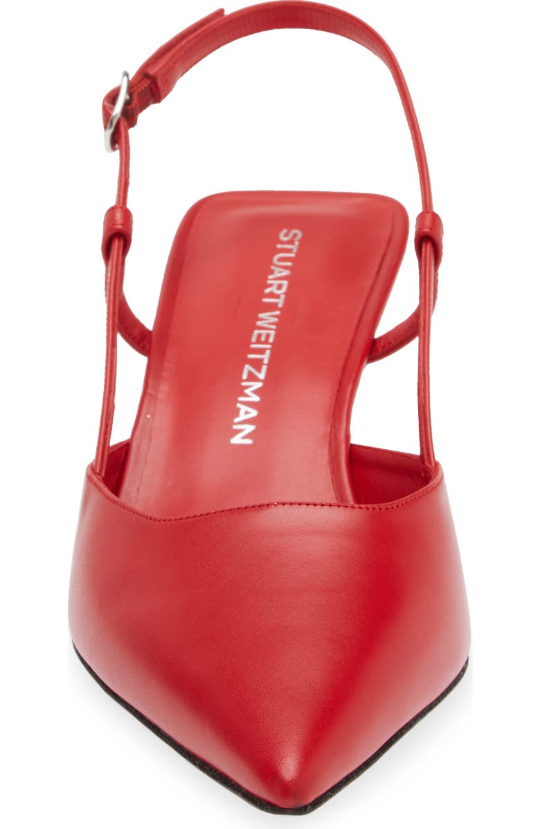 Stuart Weitzman Vinnie 50 Slingback Pump, Alternate, color, Cherry