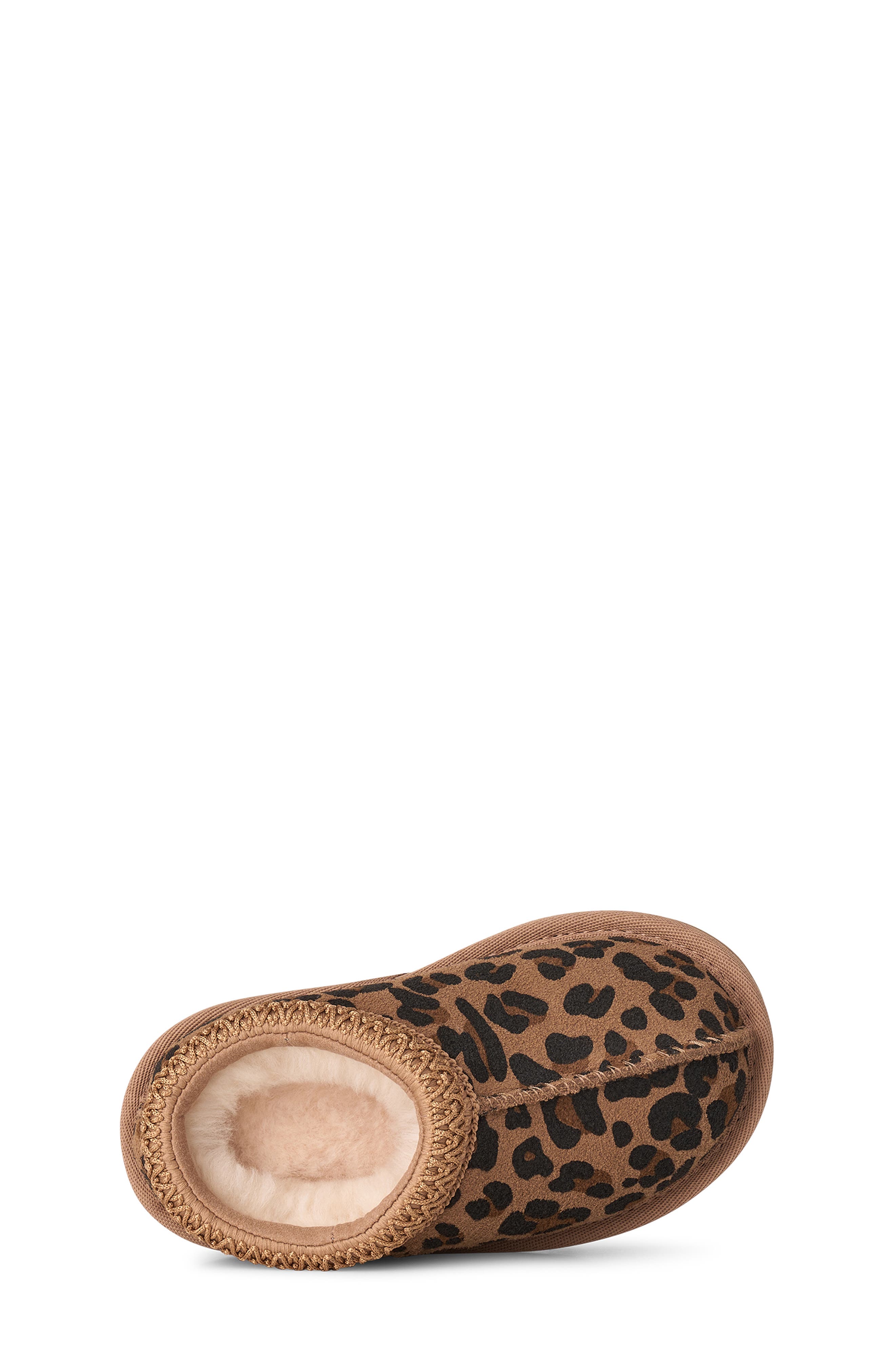 Kids' Tasman II Spotted Leather Slipper, Alternate, color, TAN