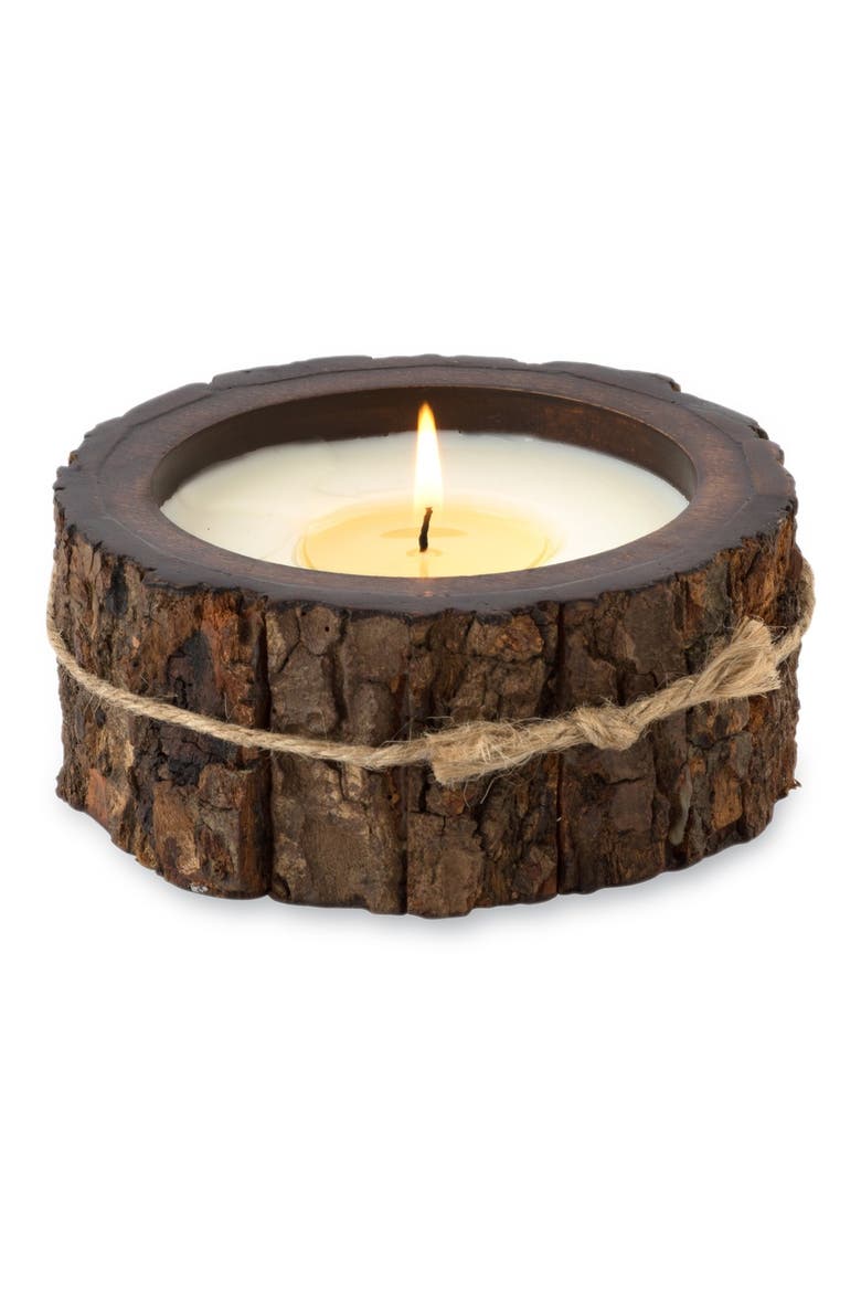 Tree Bark Candle, Main, color, EVERGREEN