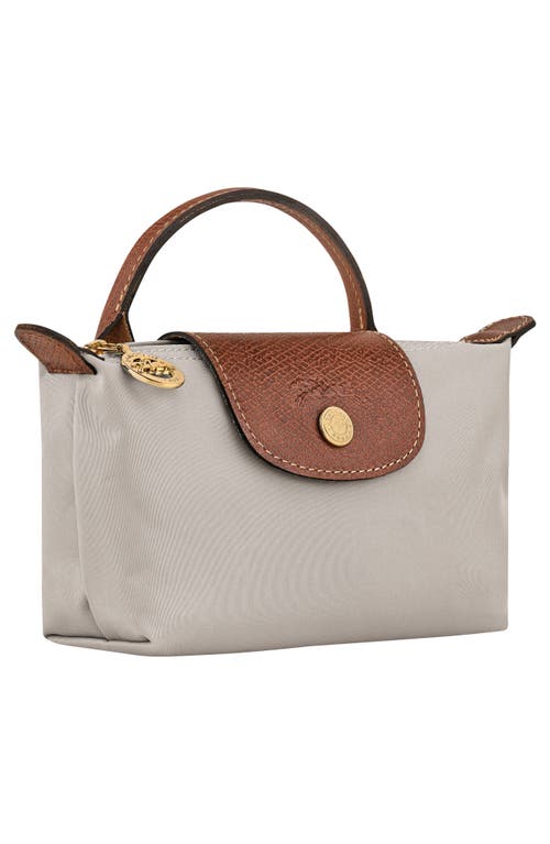 Longchamp Le Pliage Cosmetics Case In Gray