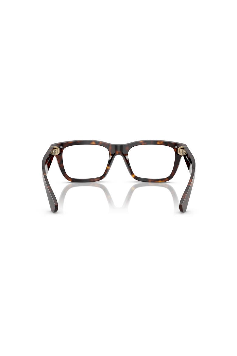 51mm Rectangle optical glasses, Alternate, color, Brown