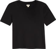 L'AGENCE Stormy Crop Tee