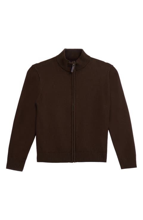 Kids' Full Zip Cardigan Sweater (Big Kid)