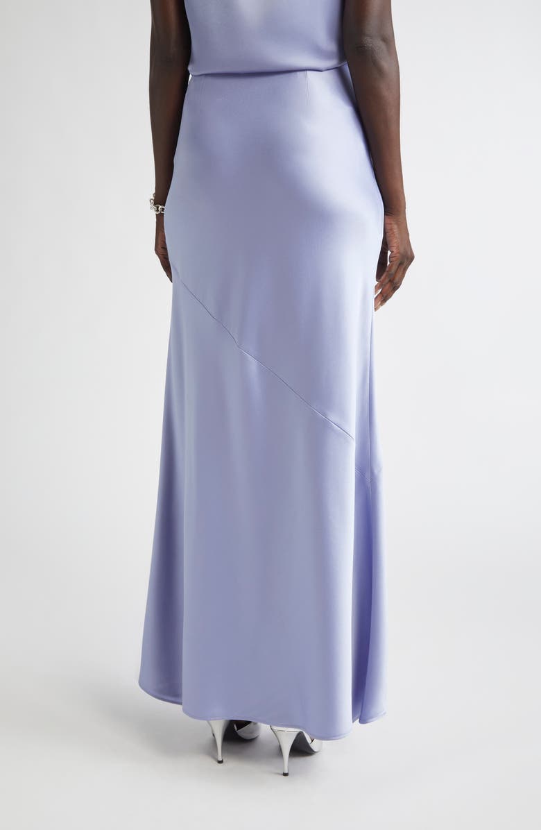 ST. JOHN Kate Liquid Satin Pants, Alternate, color, Iris