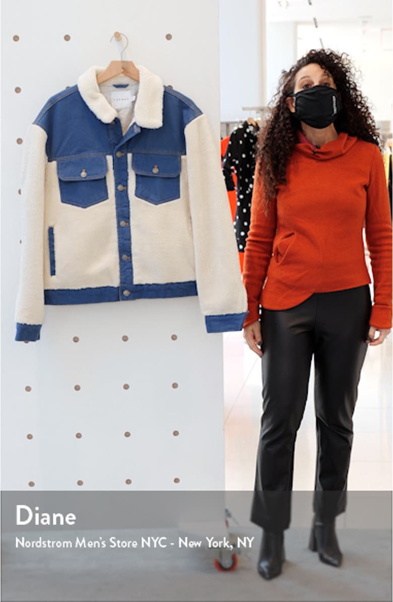 Cut & Sew Fleece & Denim Jacket, sales video thumbnail