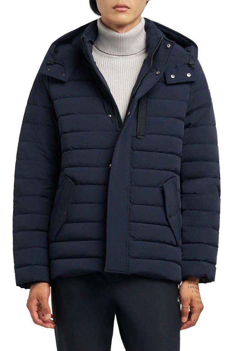 Greystone Down Jacket, Main, color, NAVY