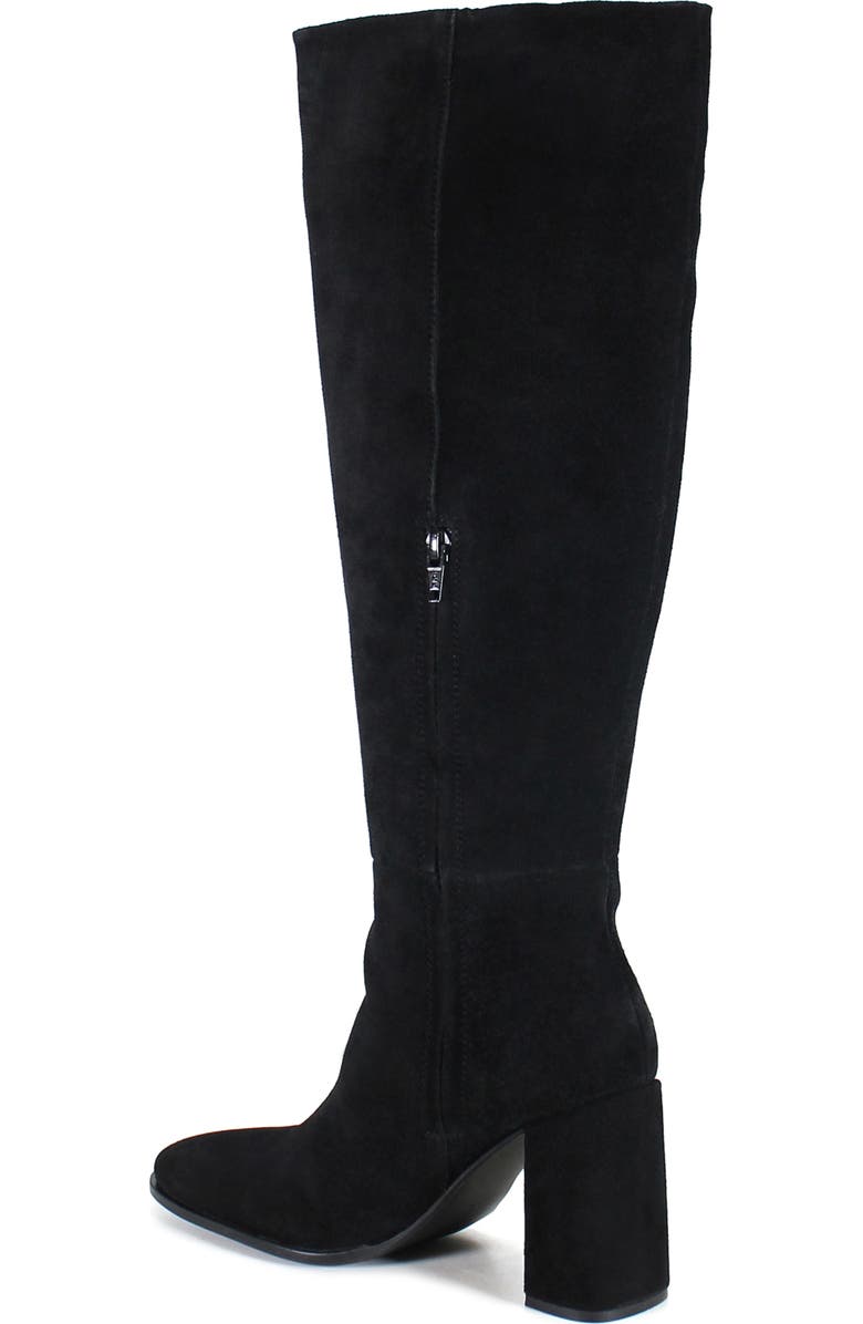 Diba True TEXT BACK Suede Stove Pipe Tall Boot, Alternate, color, Black