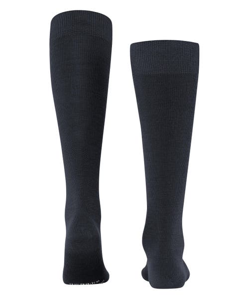Falke Energizing Wool Compression Knee High Socks In Blue