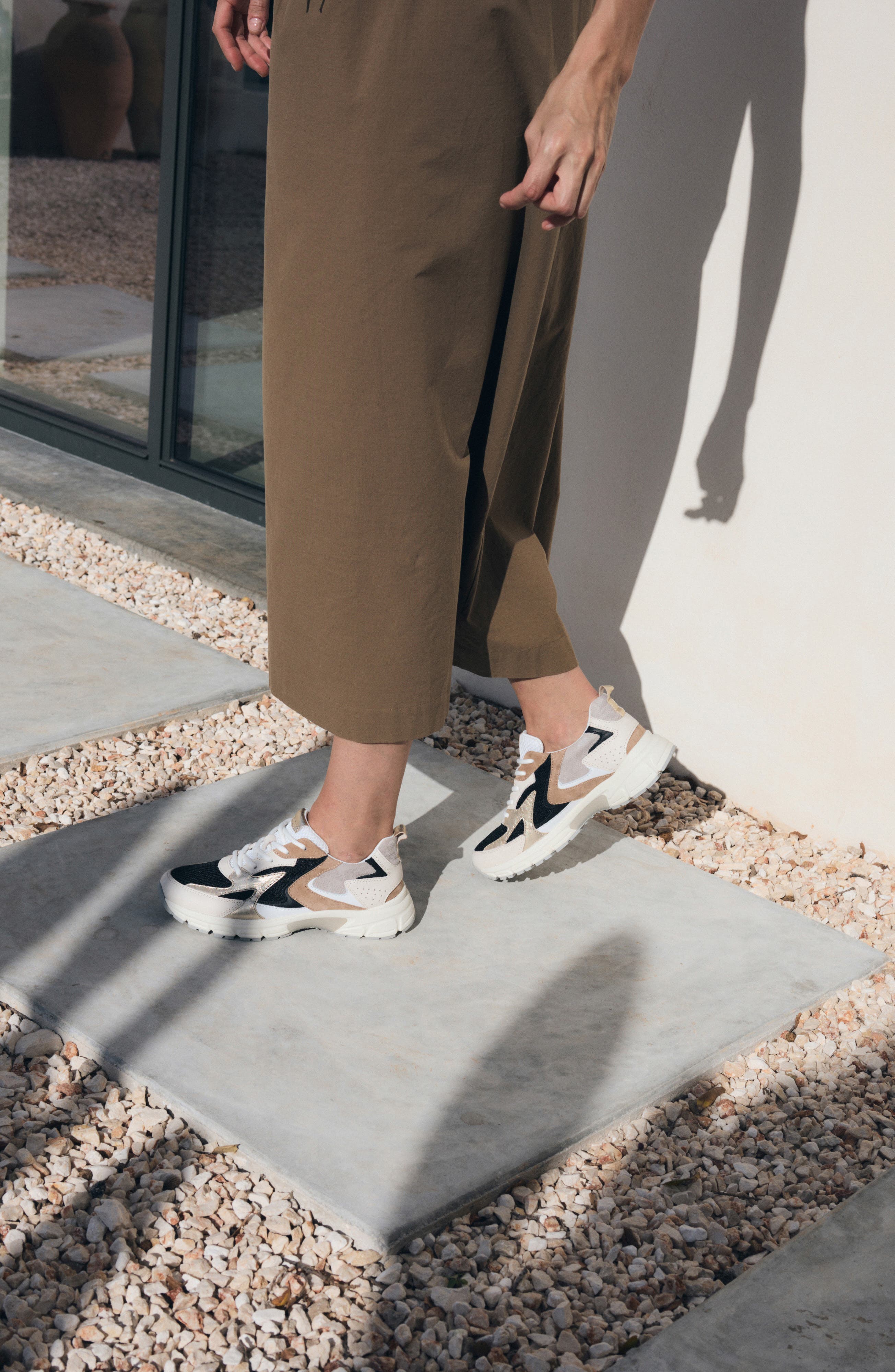 Gabor 66.606 Sneaker, Alternate, color, Puder