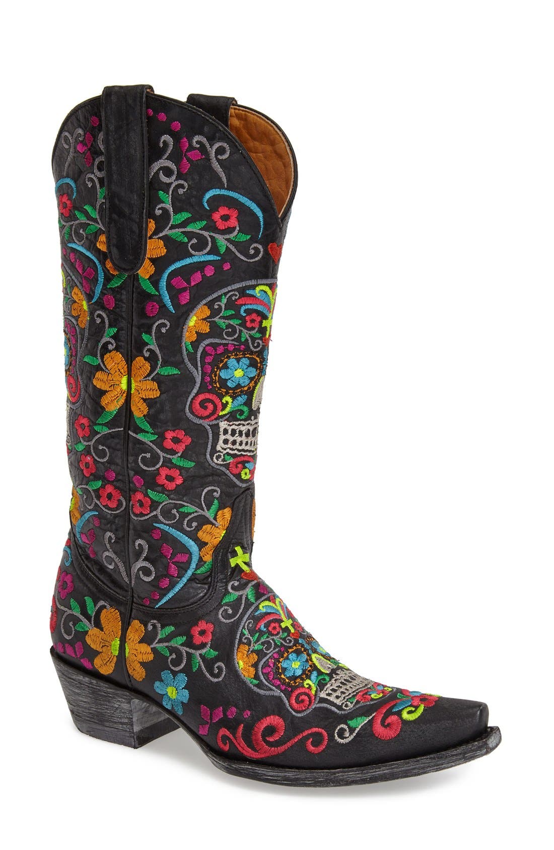 Old Gringo 'Klak' Embroidered Boot, Main, color, 