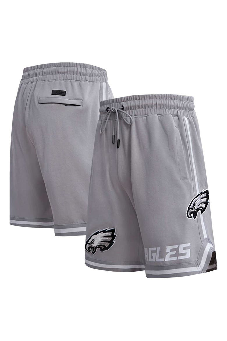 Men's Pro Standard Gray Philadelphia Eagles Classic Chenille Shorts, Main, color, Gray
