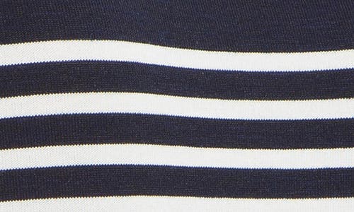 Max Studio Stripe Top In Blue