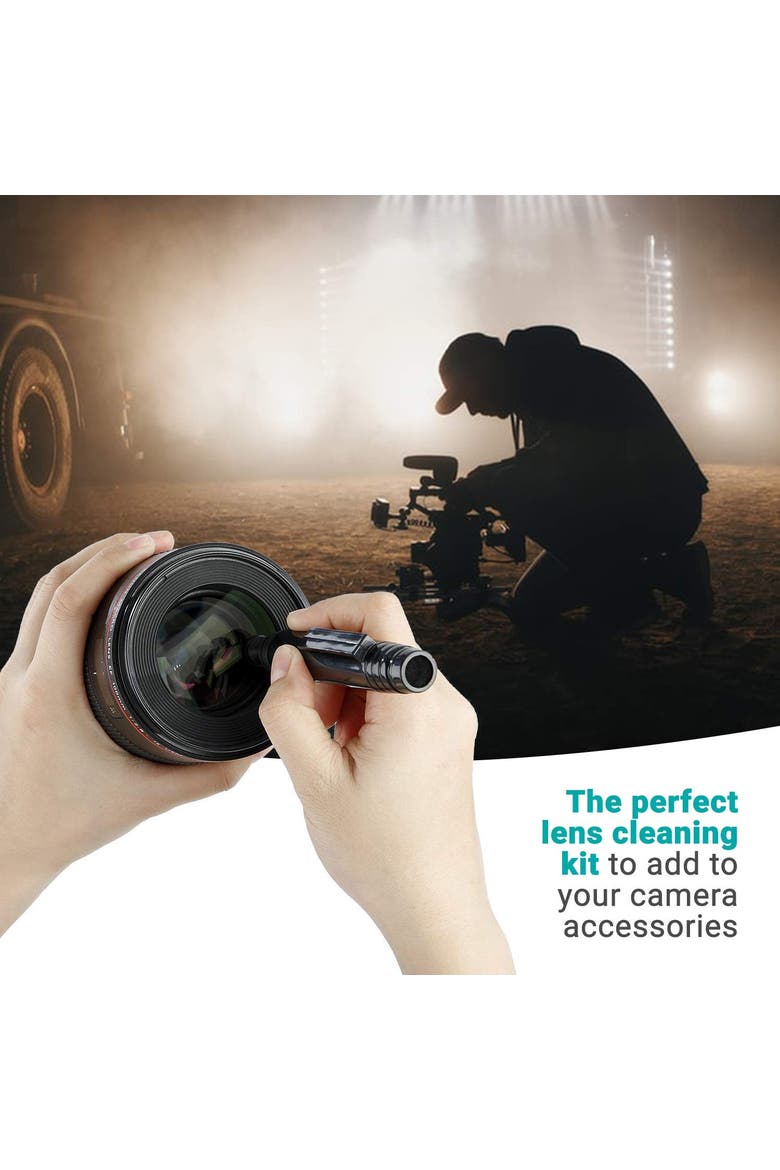 Deluxe Essentials Camera Sensor Cleaning Kit for DSLR Cameras, Alternate, color, Black
