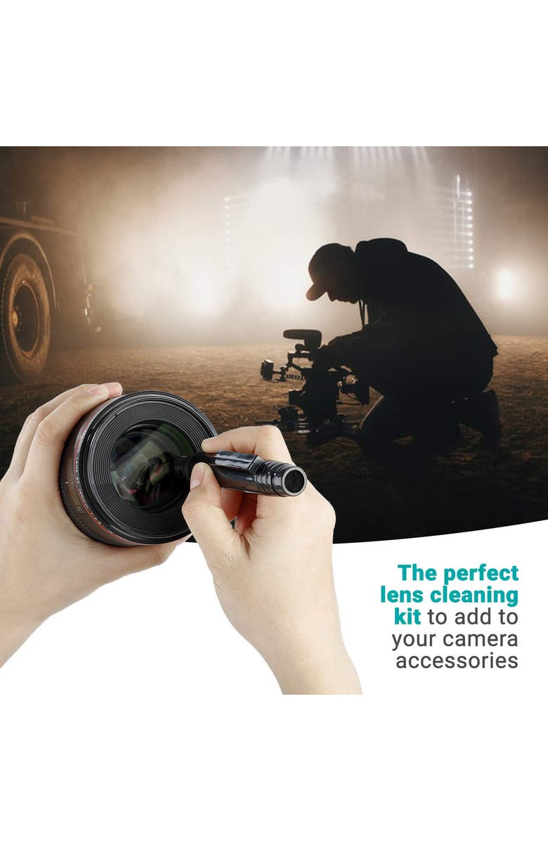 MOVO Deluxe Essentials Camera Sensor Cleaning Kit for DSLR Cameras, Alternate, color, Black