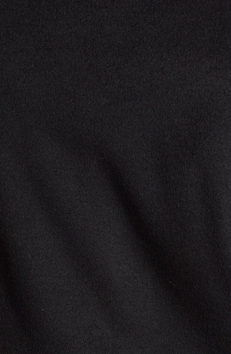 Larry Levine Single Breasted Wool Blend Walking Coat, Alternate, color, 