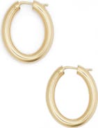Roberto Coin Oval Hoop Earrings