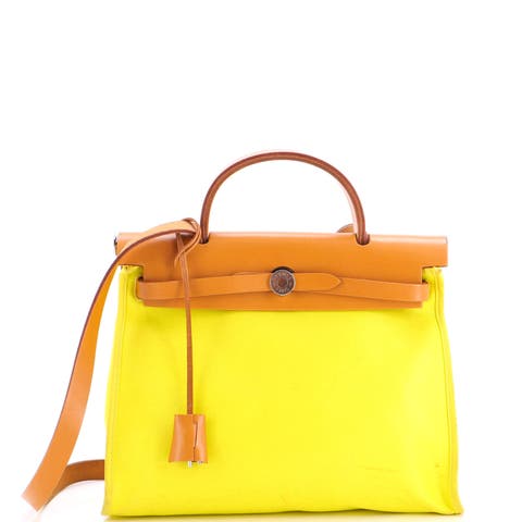 Herbag Zip Berline Vache Canvas and Leather 31