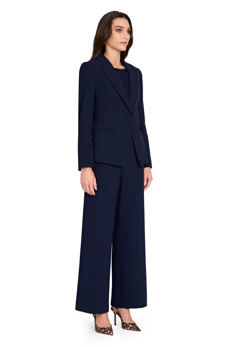 One-Button Blazer, Alternate, color, DEEP NAVY
