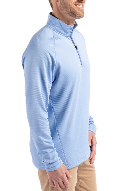Cutter & Buck Peshastin Fleece Half Zip Pullover In Atlas Heather