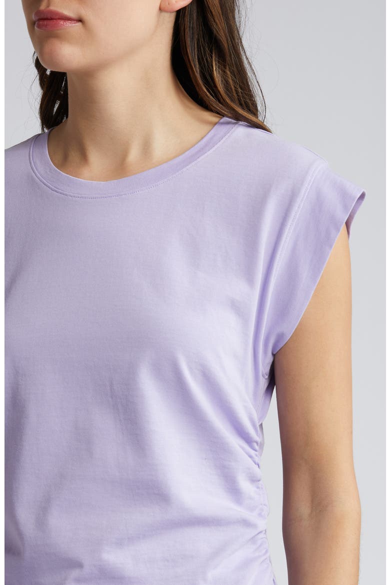 Side Cinch Muscle Tee, Alternate, color, SUBTLE LAVENDER